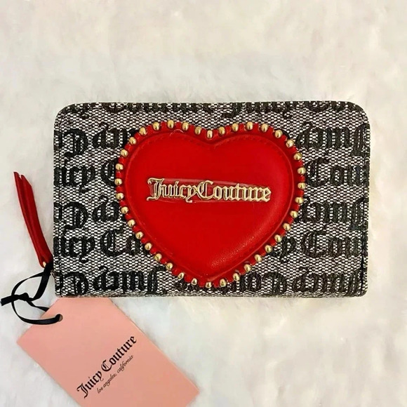 Juicy Couture Love Never Dies Multi-compartment Bifold Wallet NWT - Picture 2 of 6